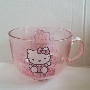 Hello Kitty 16oz Glass Coffee Mug